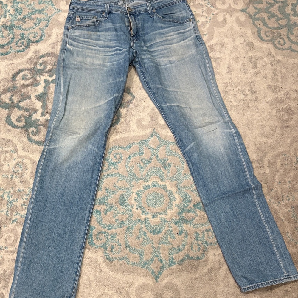 AG Adriano Goldschmied Faded Blue Denim